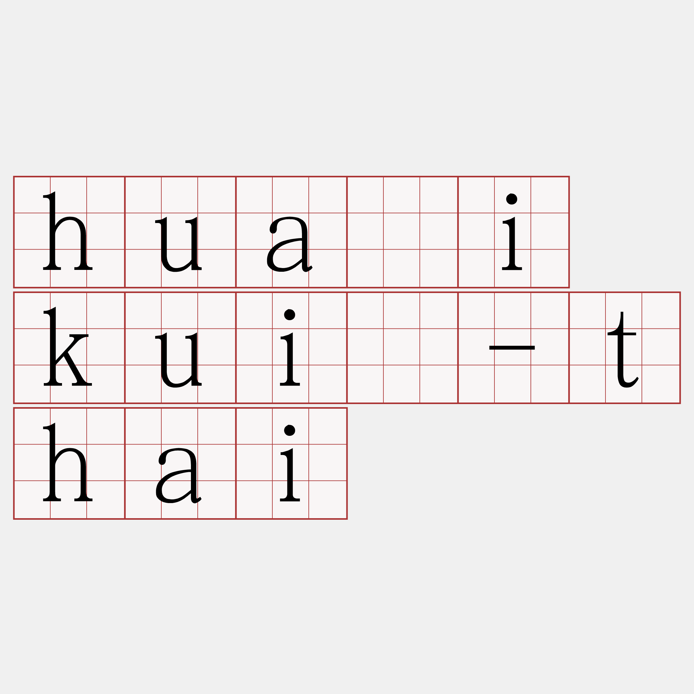 huâi kuí-thai